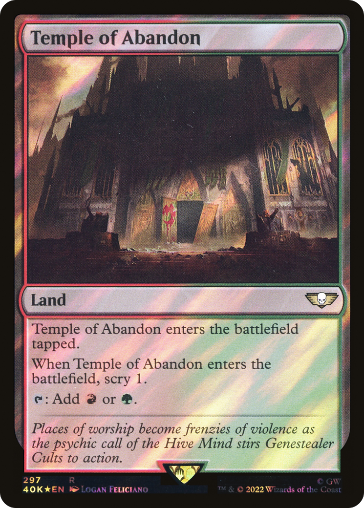 Temple of Abandon - Surge Foil [40K-297★]