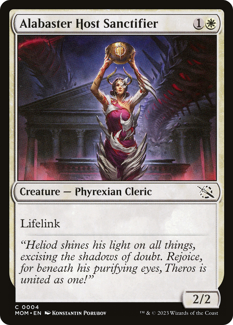 Alabaster Host Sanctifier [MOM-4]