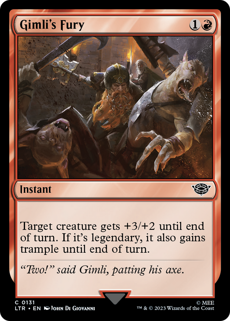 Gimli's Fury [LTR-131]