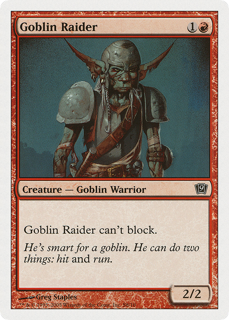 Goblin Raider [9ED-S8]