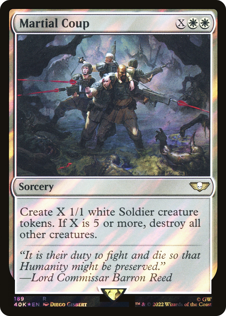 Martial Coup - Surge Foil [40K-189★]