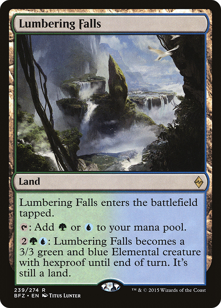 Lumbering Falls [BFZ-239]