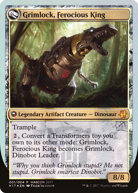 Grimlock, Dinobot Leader // Grimlock, Ferocious King [H17-1]