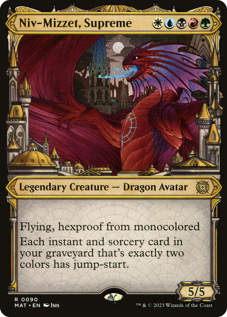 Niv-Mizzet, Supreme - Ravnica City Showcase [MAT-90]