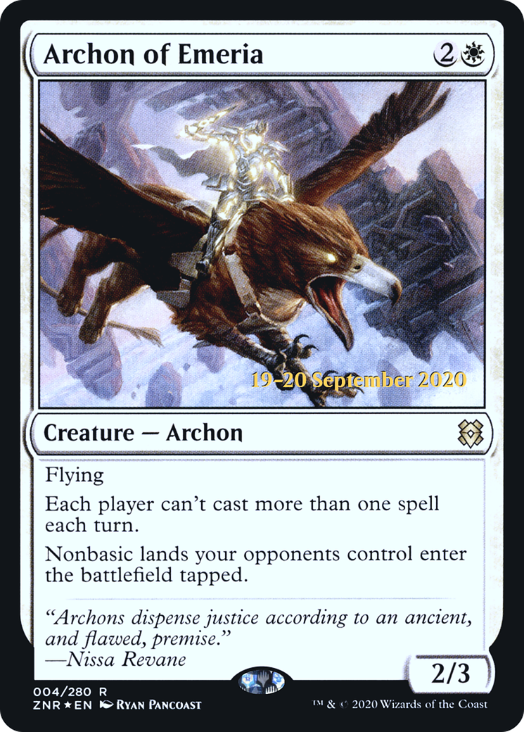 Archon of Emeria - Prerelease Promo [PZNR-4s]