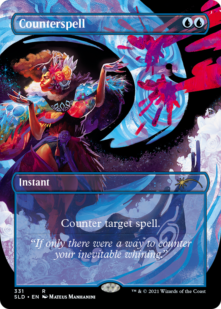 Counterspell - Borderless - Full Art [SLD-331]
