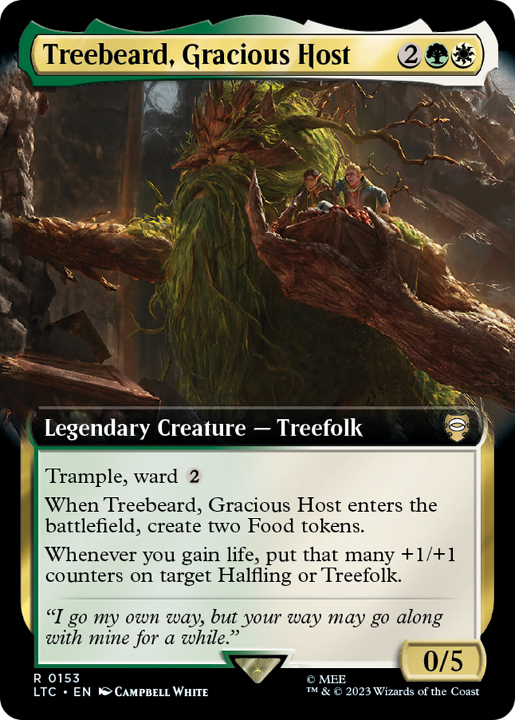 Treebeard, Gracious Host - Extended Art [LTC-153]