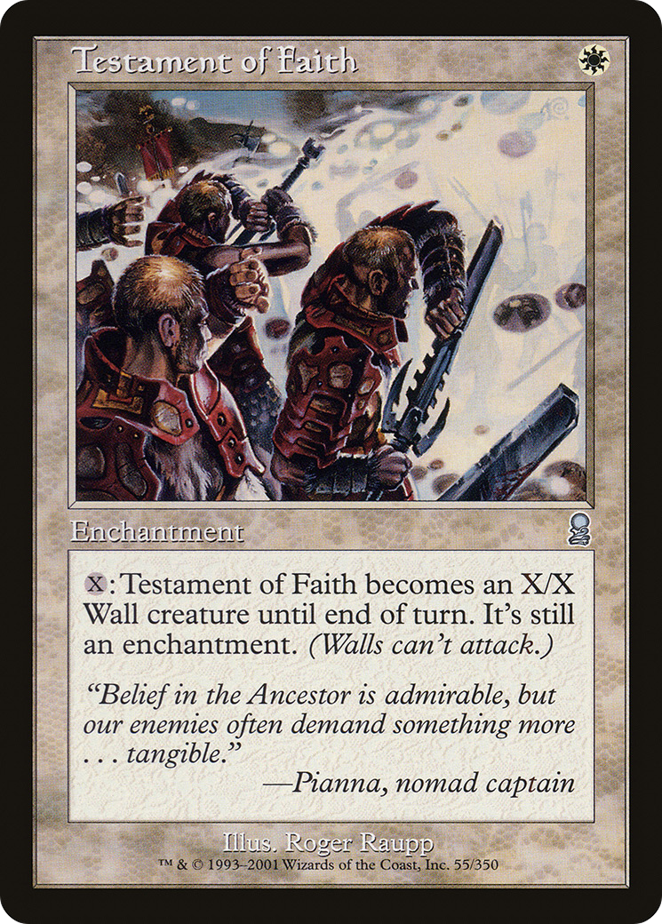 Testament of Faith [ODY-55]