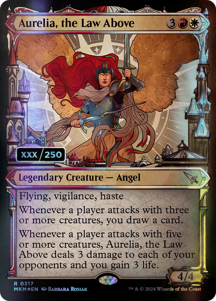 Aurelia, the Law Above - Ravnica City Showcase - Serialized [MKM-317z]