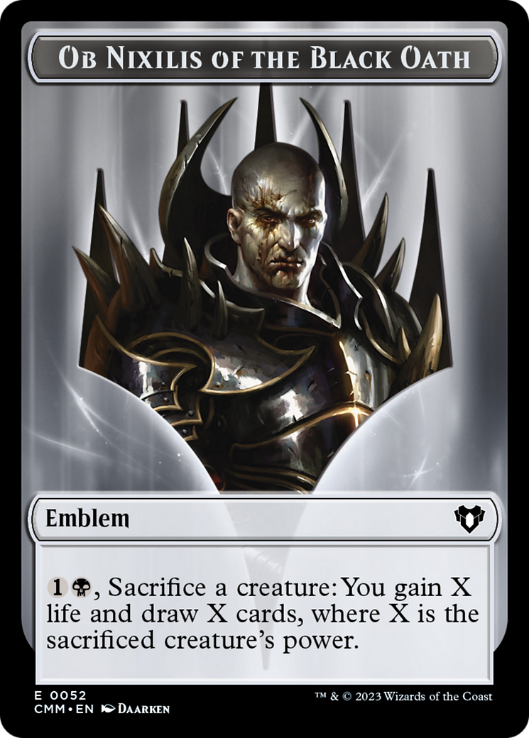 Ob Nixilis of the Black Oath Emblem [TCMM-52]