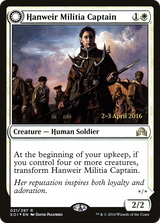 Hanweir Militia Captain // Westvale Cult Leader - Prerelease Promo [PSOI-21s]