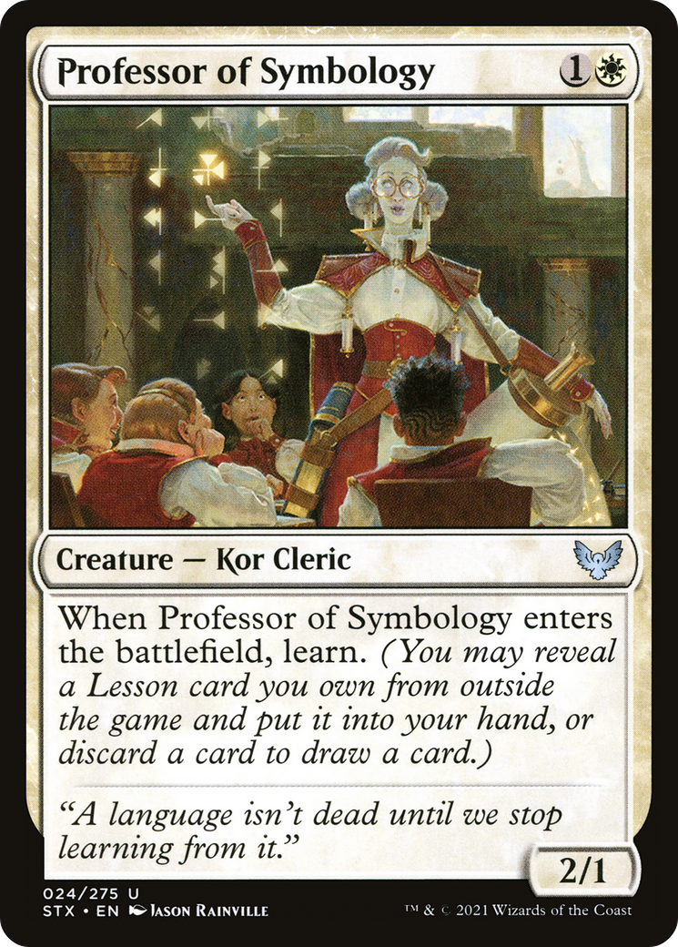 Professor of Symbology [STX-24]