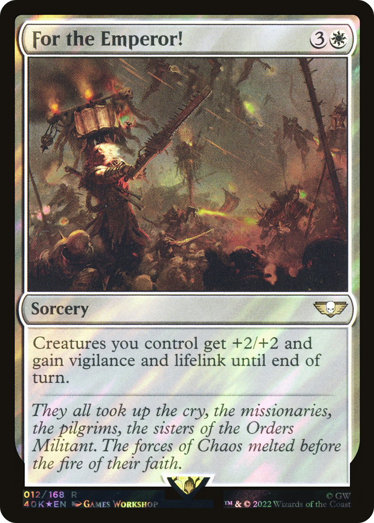 For the Emperor! - Surge Foil [40K-12★]