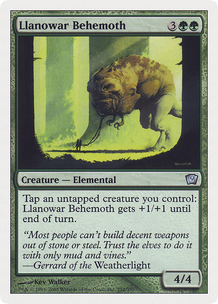 Llanowar Behemoth [9ED-252]
