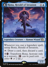 Rona, Herald of Invasion // Rona, Tolarian Obliterator [MOM-75]