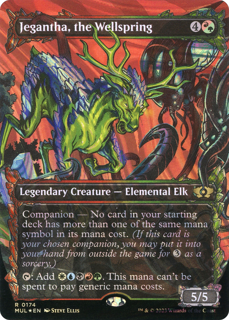 Jegantha, the Wellspring - Borderless - Showcase - Halo Foil - Full Art [MUL-174]