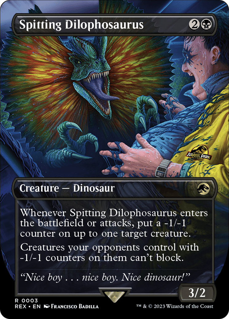 Spitting Dilophosaurus - Borderless [REX-3]