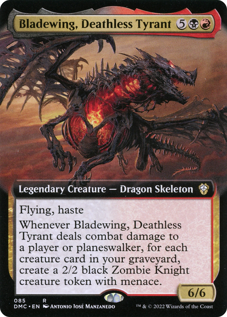 Bladewing, Deathless Tyrant - Extended Art [DMC-85]
