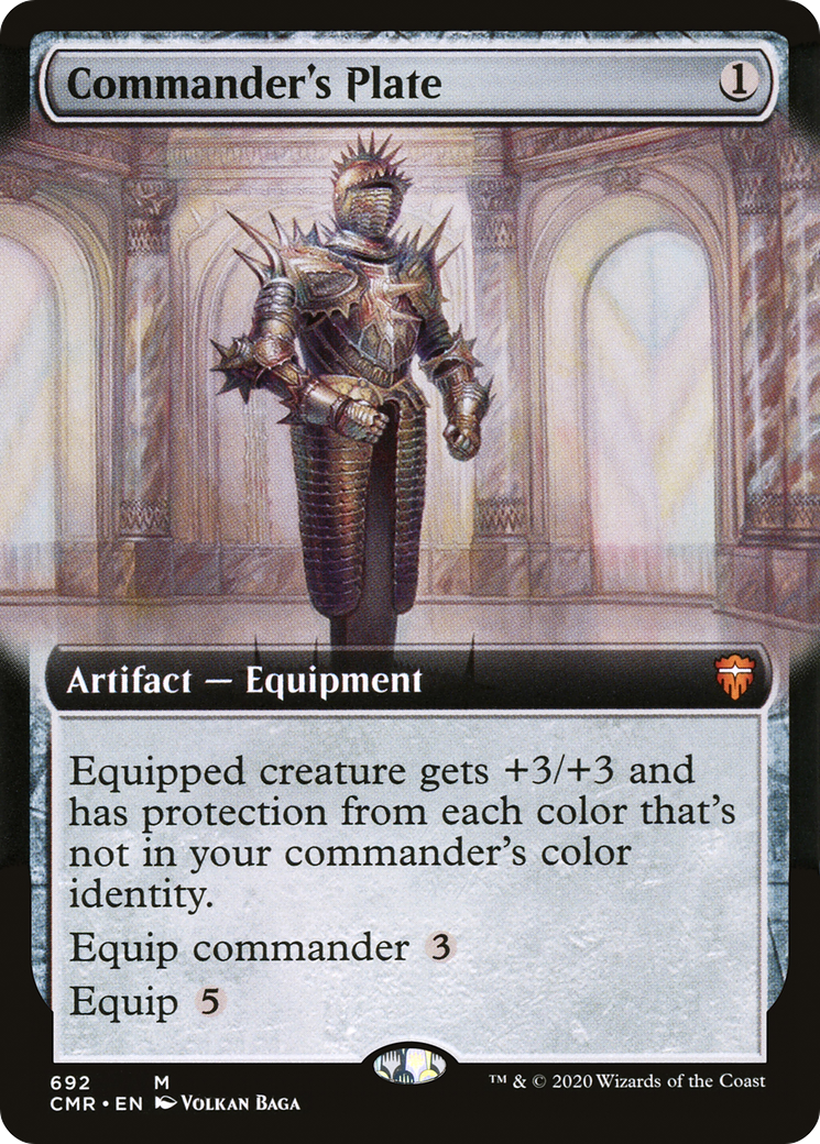 Commander's Plate - Extended Art [CMR-692]