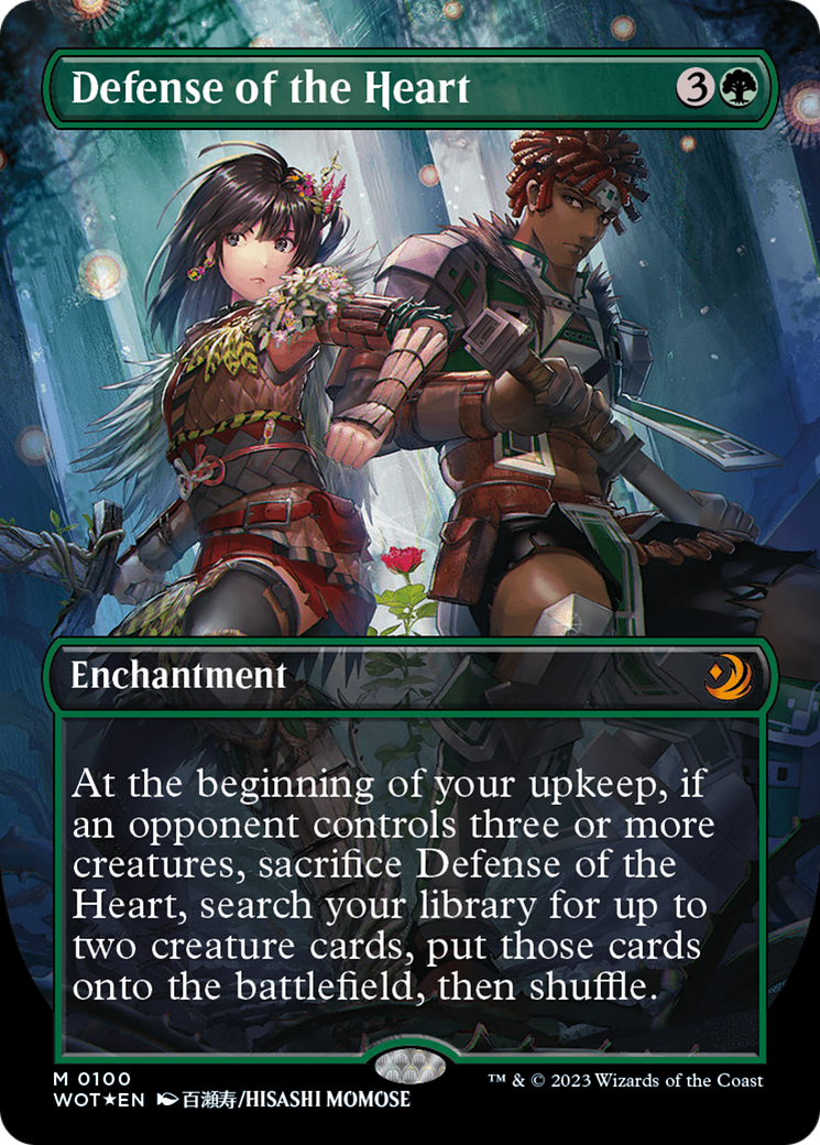 Defense of the Heart - Borderless - Full Art [WOT-100]