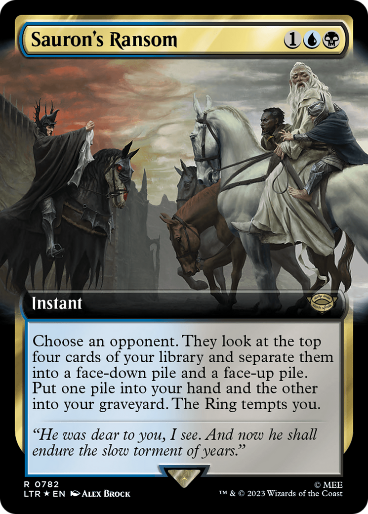 Sauron's Ransom - Extended Art - Surge Foil [LTR-782]