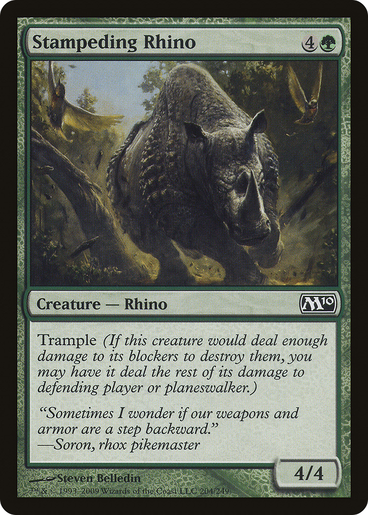 Stampeding Rhino [M10-204]