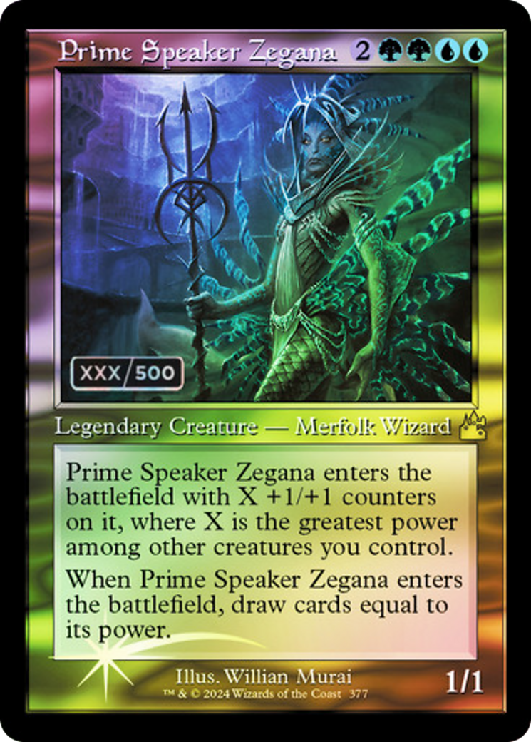 Prime Speaker Zegana - Serialized [RVR-377z]