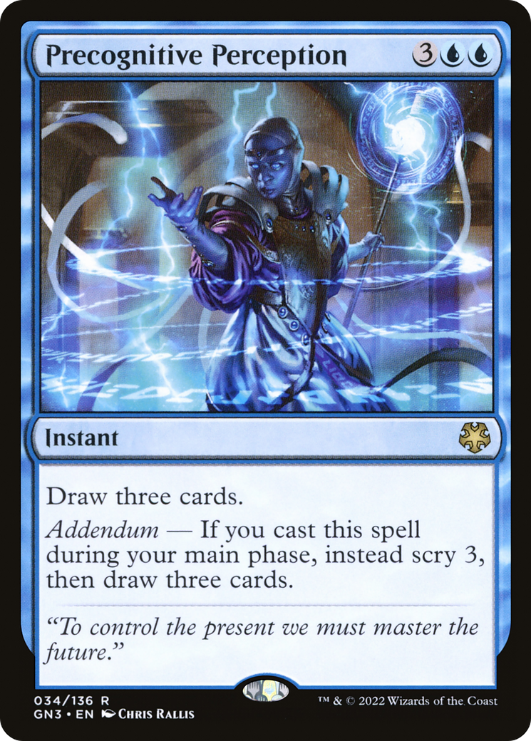 Precognitive Perception [GN3-34]