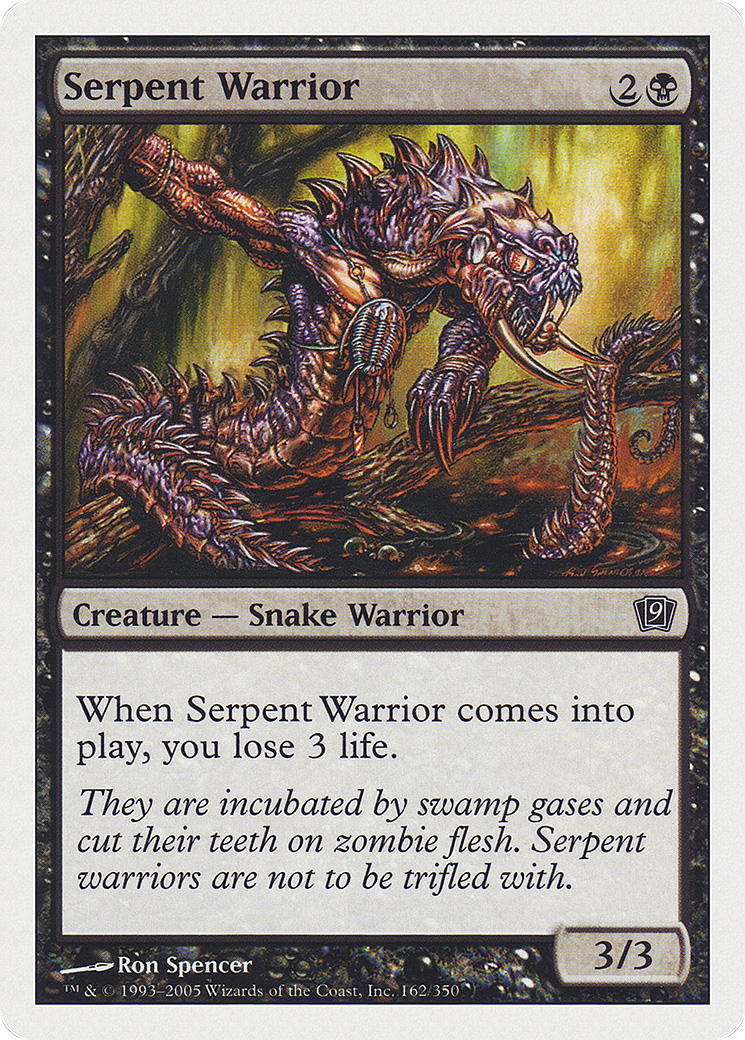 Serpent Warrior [9ED-162]