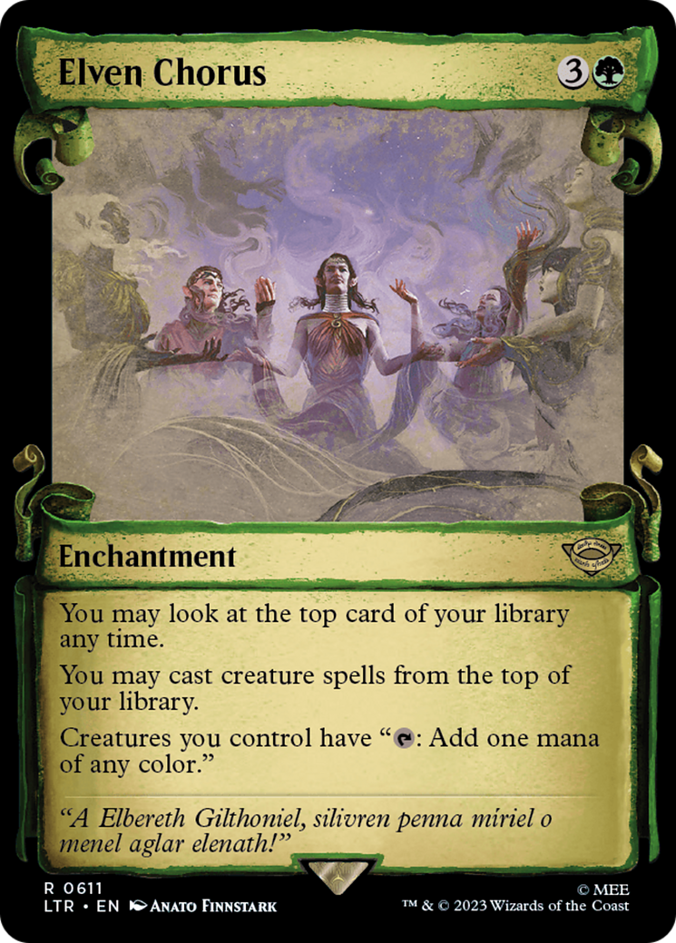Elven Chorus - Scroll Showcase [LTR-611]