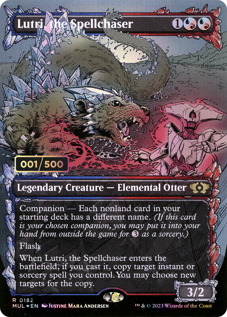 Lutri, the Spellchaser - Borderless - Showcase - Serialized - Full Art [MUL-182z]