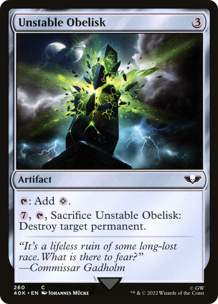 Unstable Obelisk [40K-260]
