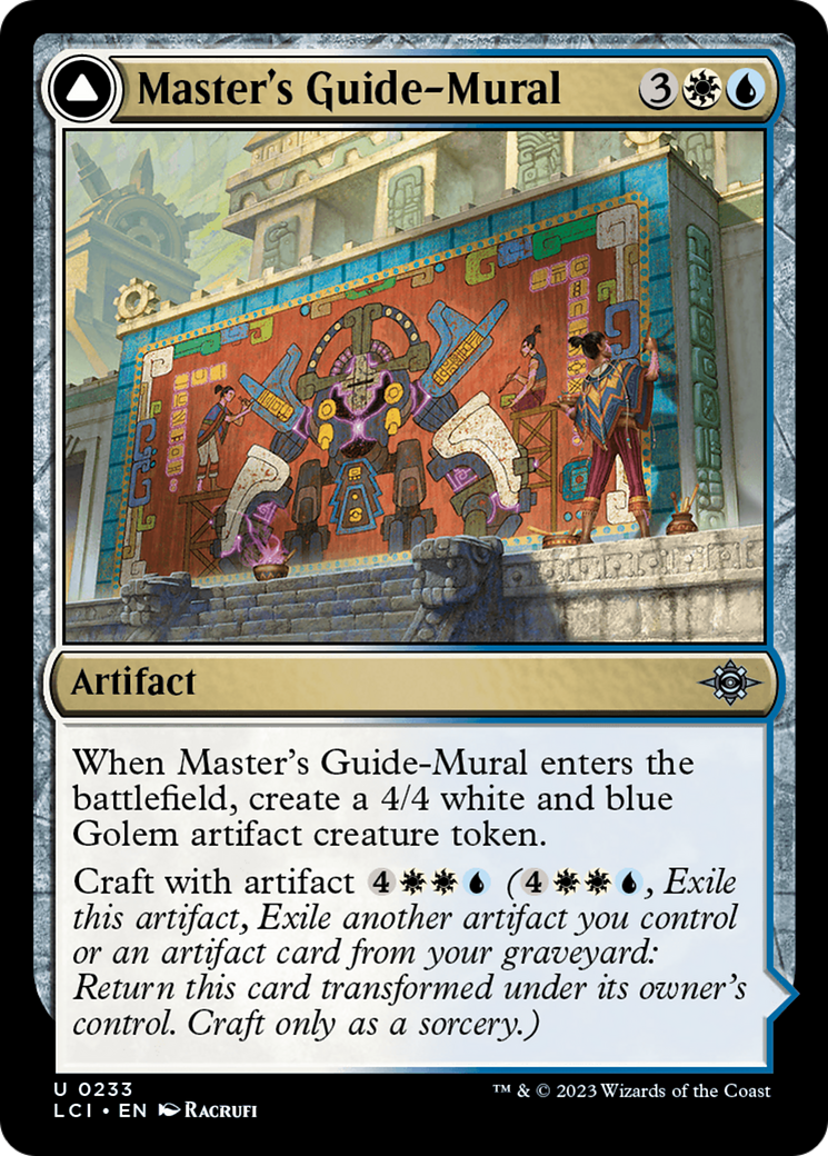 Master's Guide-Mural // Master's Manufactory [LCI-233]