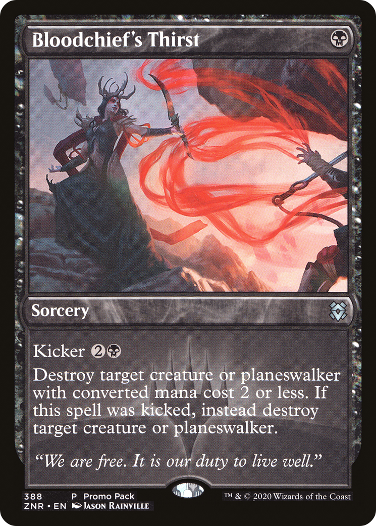 Bloodchief's Thirst - Promo Pack [ZNR-388]