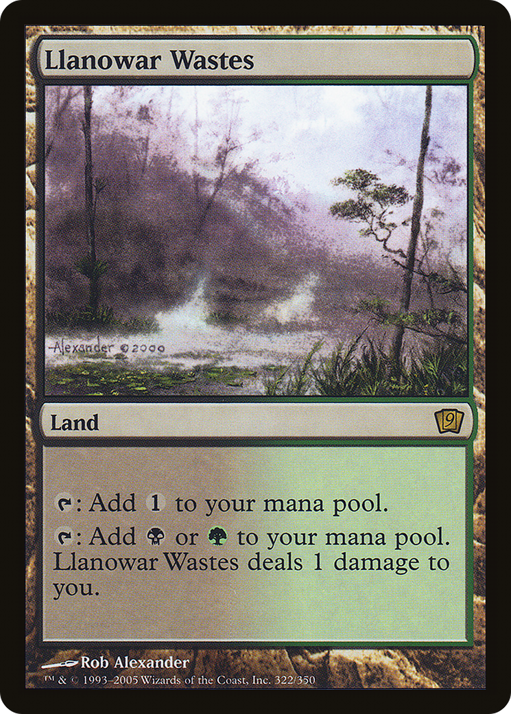 Llanowar Wastes [9ED-322★]