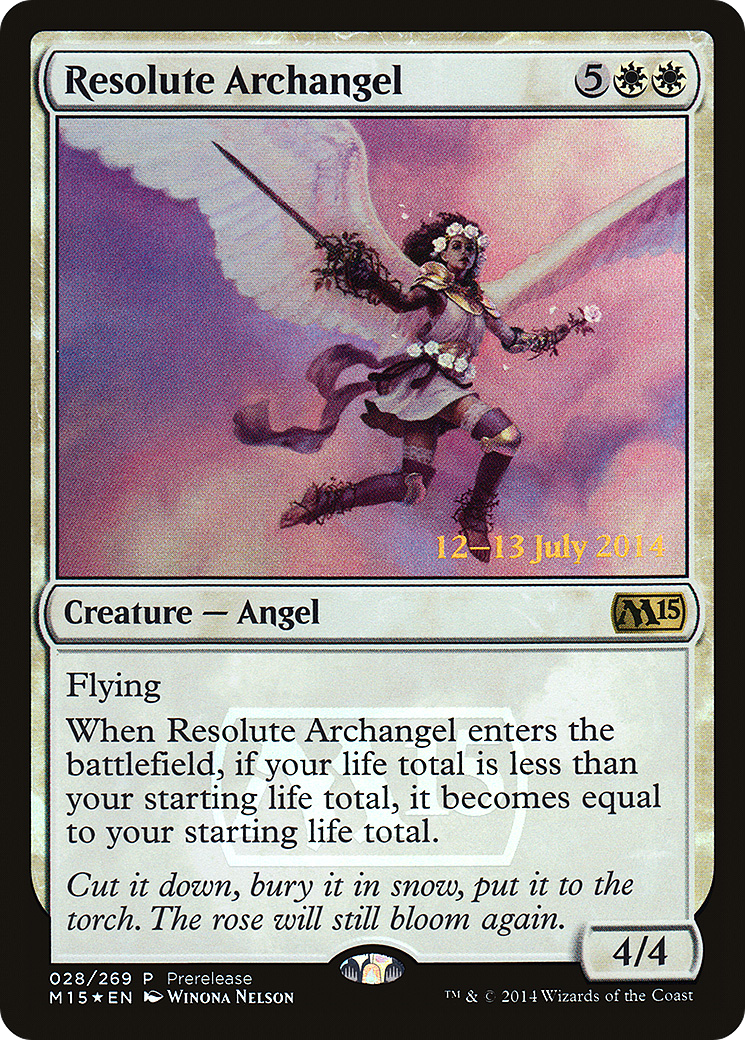 Resolute Archangel - Prerelease Promo [PM15-28]