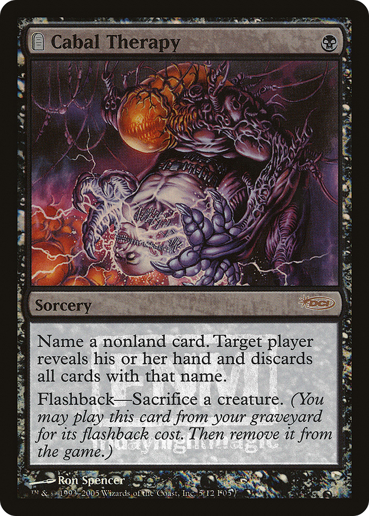 Cabal Therapy - Promo [F05-5]
