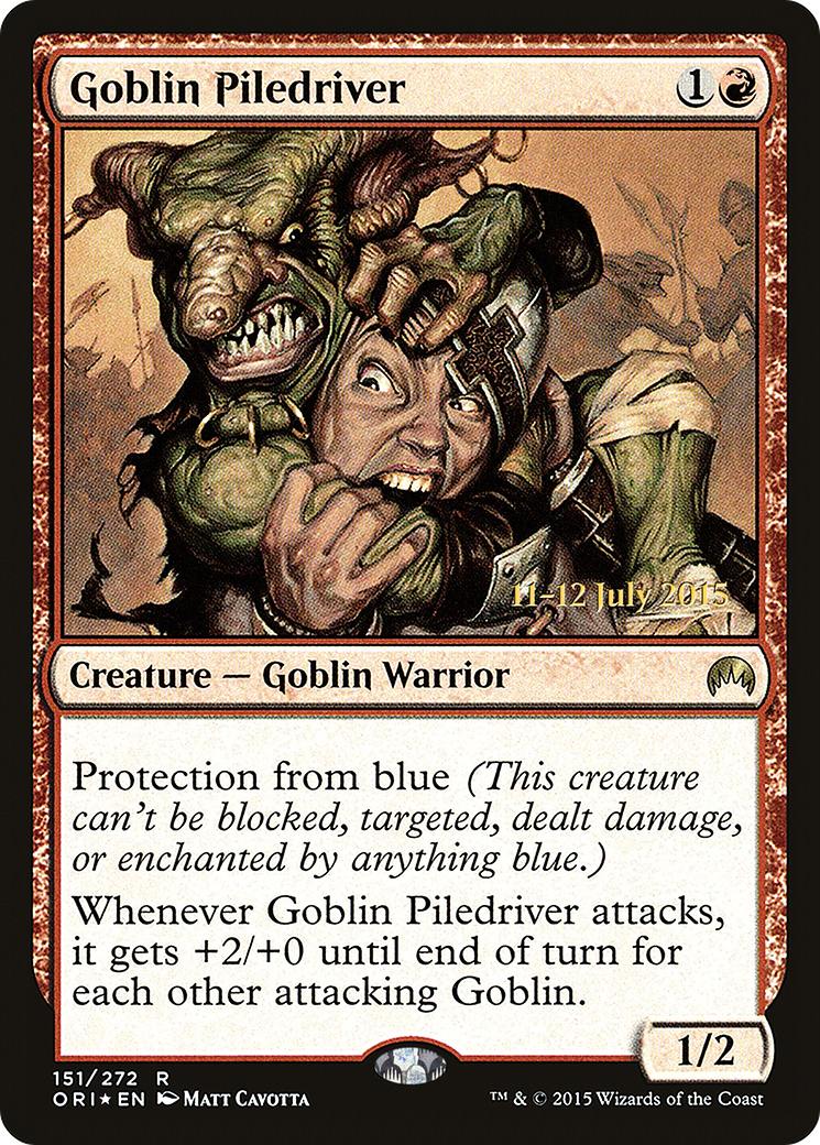 Goblin Piledriver - Prerelease Promo [PORI-151s]