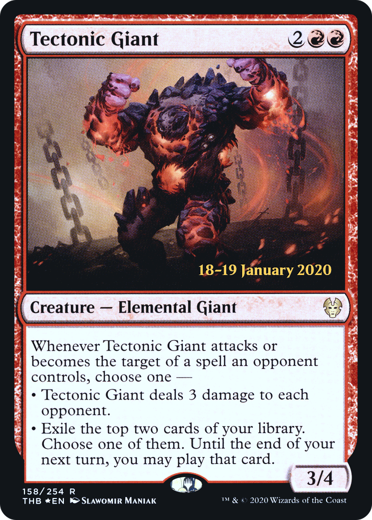 Tectonic Giant - Prerelease Promo [PTHB-158s]