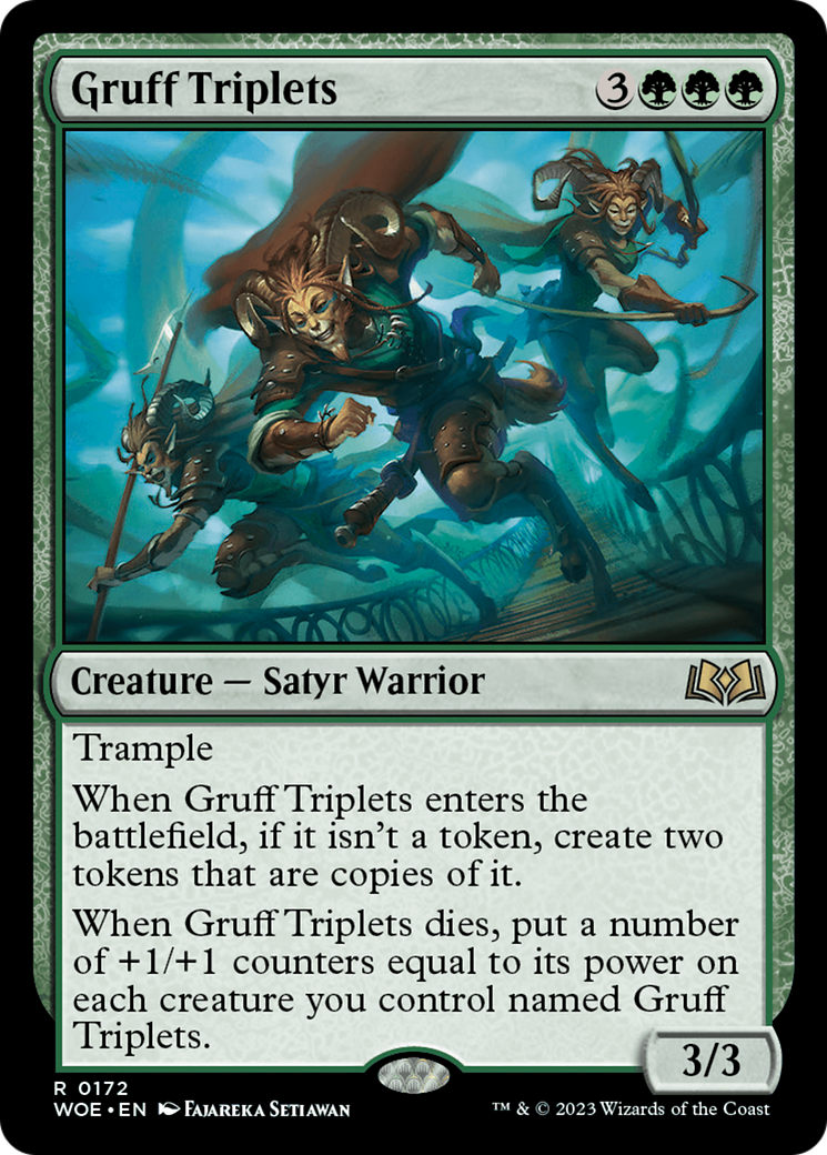 Gruff Triplets [WOE-172]