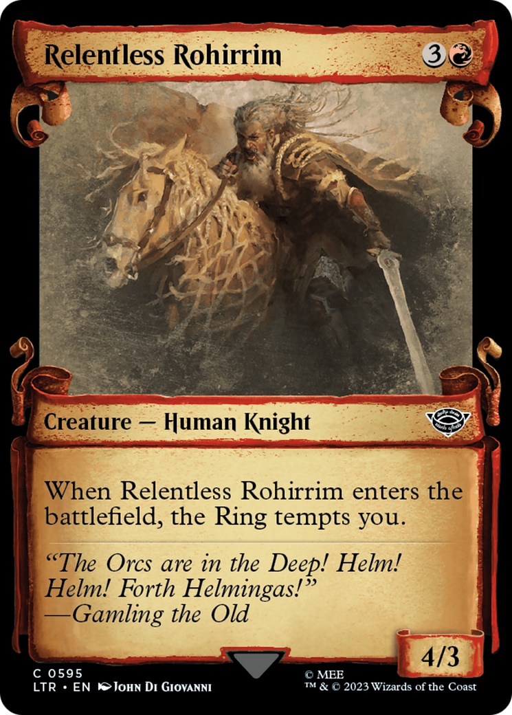 Relentless Rohirrim - Scroll Showcase [LTR-595]
