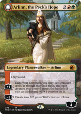 Arlinn, the Pack's Hope // Arlinn, the Moon's Fury - Borderless [MID-279]
