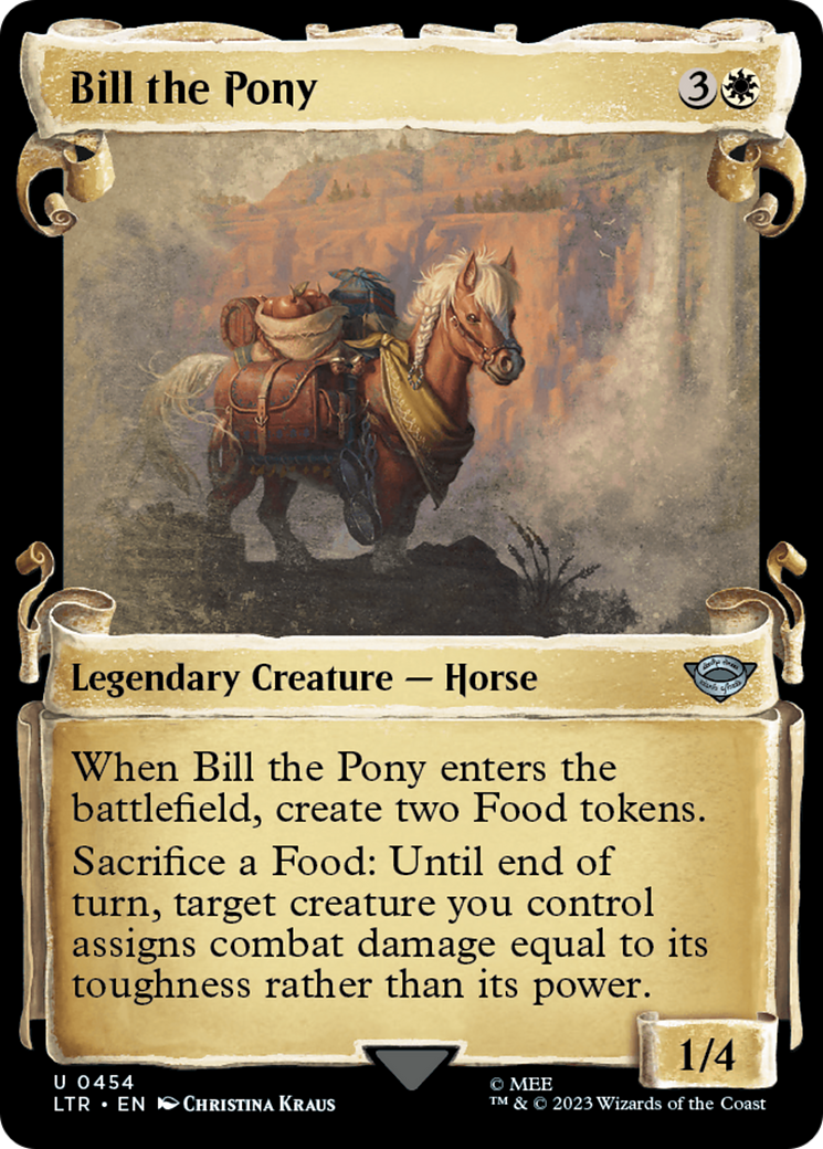 Bill the Pony - Scroll Showcase [LTR-454]