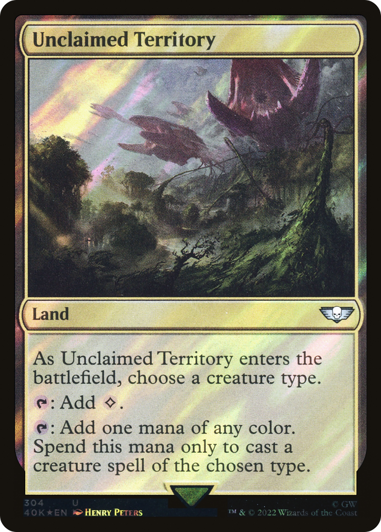 Unclaimed Territory - Surge Foil [40K-304★]