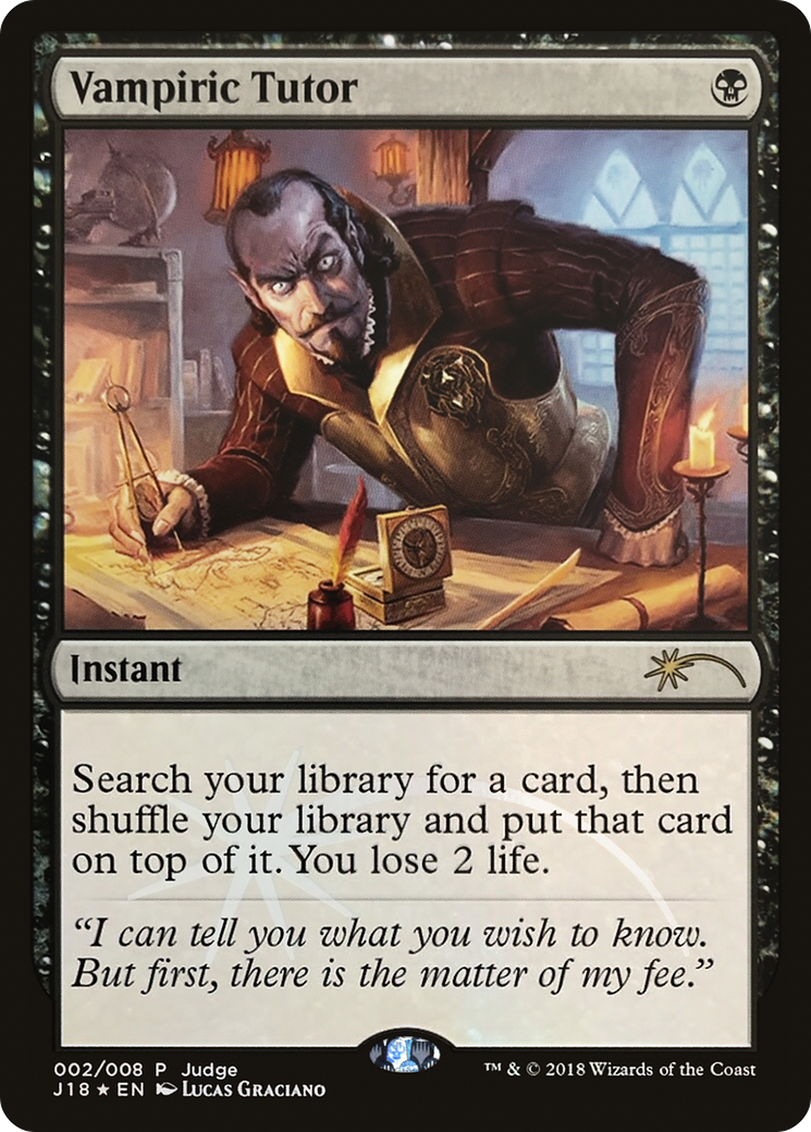 Vampiric Tutor - Promo [J18-2]