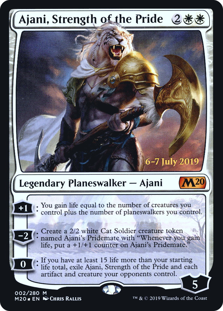 Ajani, Strength of the Pride - Prerelease Promo [PM20-2s]