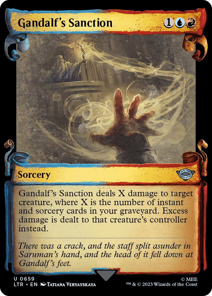 Gandalf's Sanction - Scroll Showcase [LTR-659]