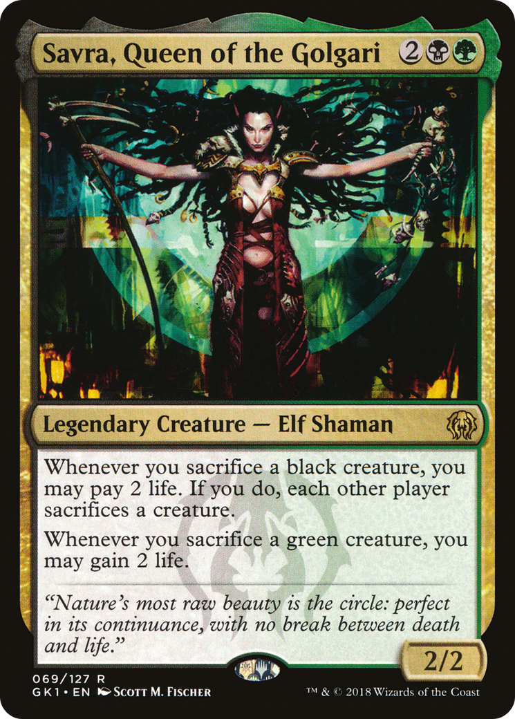 Savra, Queen of the Golgari [GK1-69]