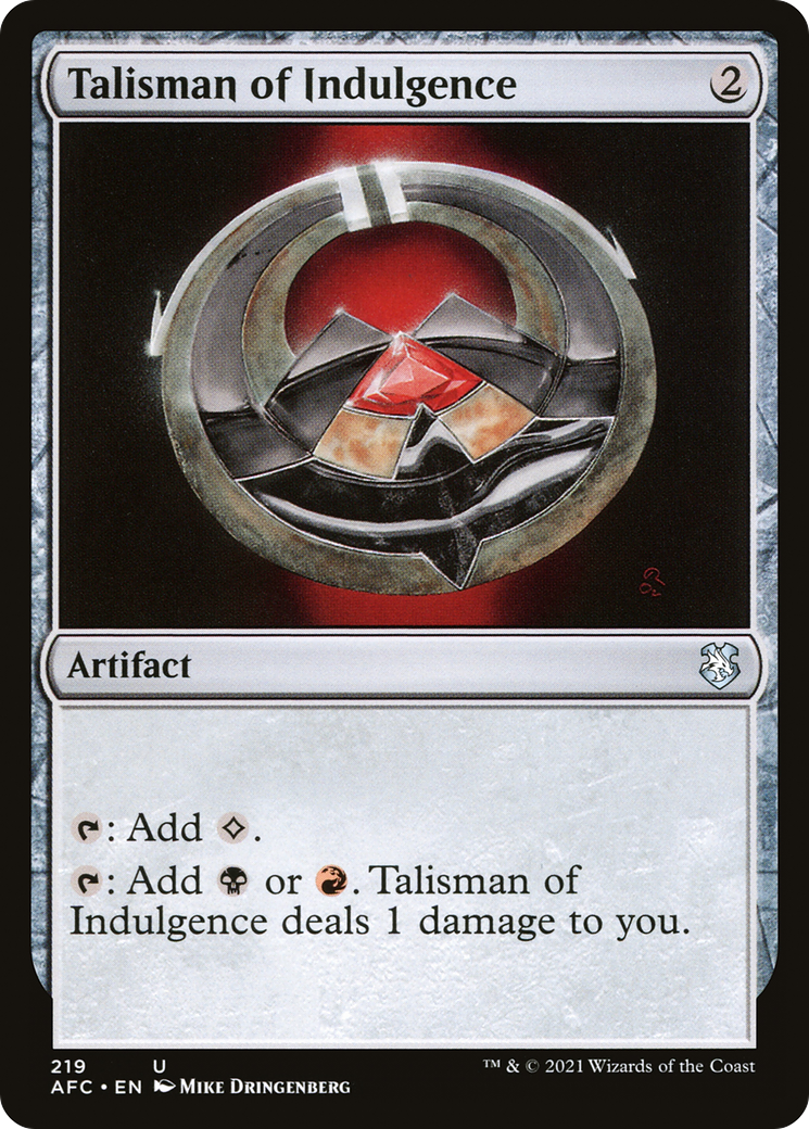 Talisman of Indulgence [AFC-219]