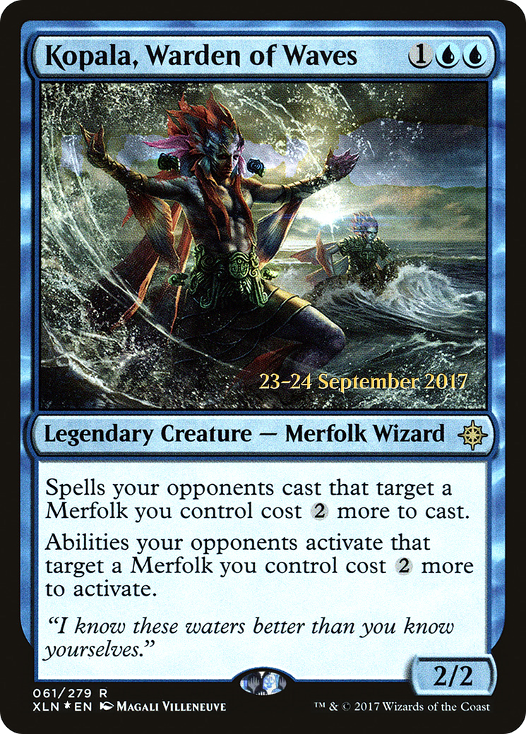 Kopala, Warden of Waves - Prerelease Promo [PXLN-61s]